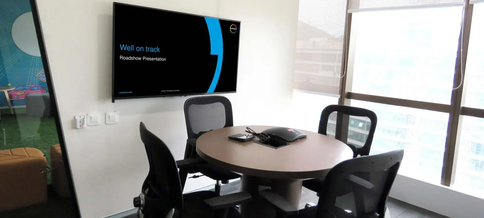 4-SEATER MEETING ROOM — EQUIPPED FOR AUDIO CONFERENCING