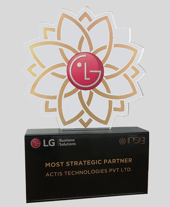 Actis receives the Most Strategic Partner Award by LG!