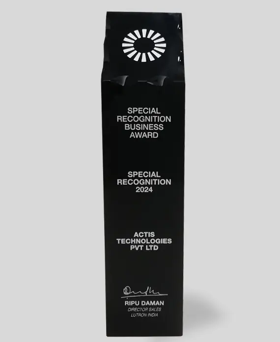 Actis receives Special Recognition Business Award at the Lutron APC 2025