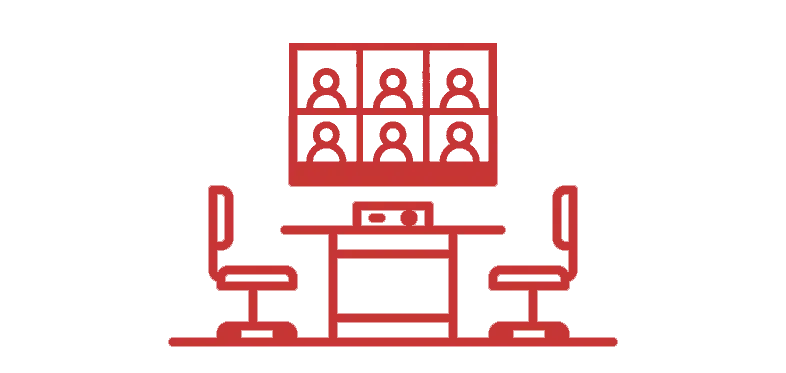 Boardroom meeting meeting page icon