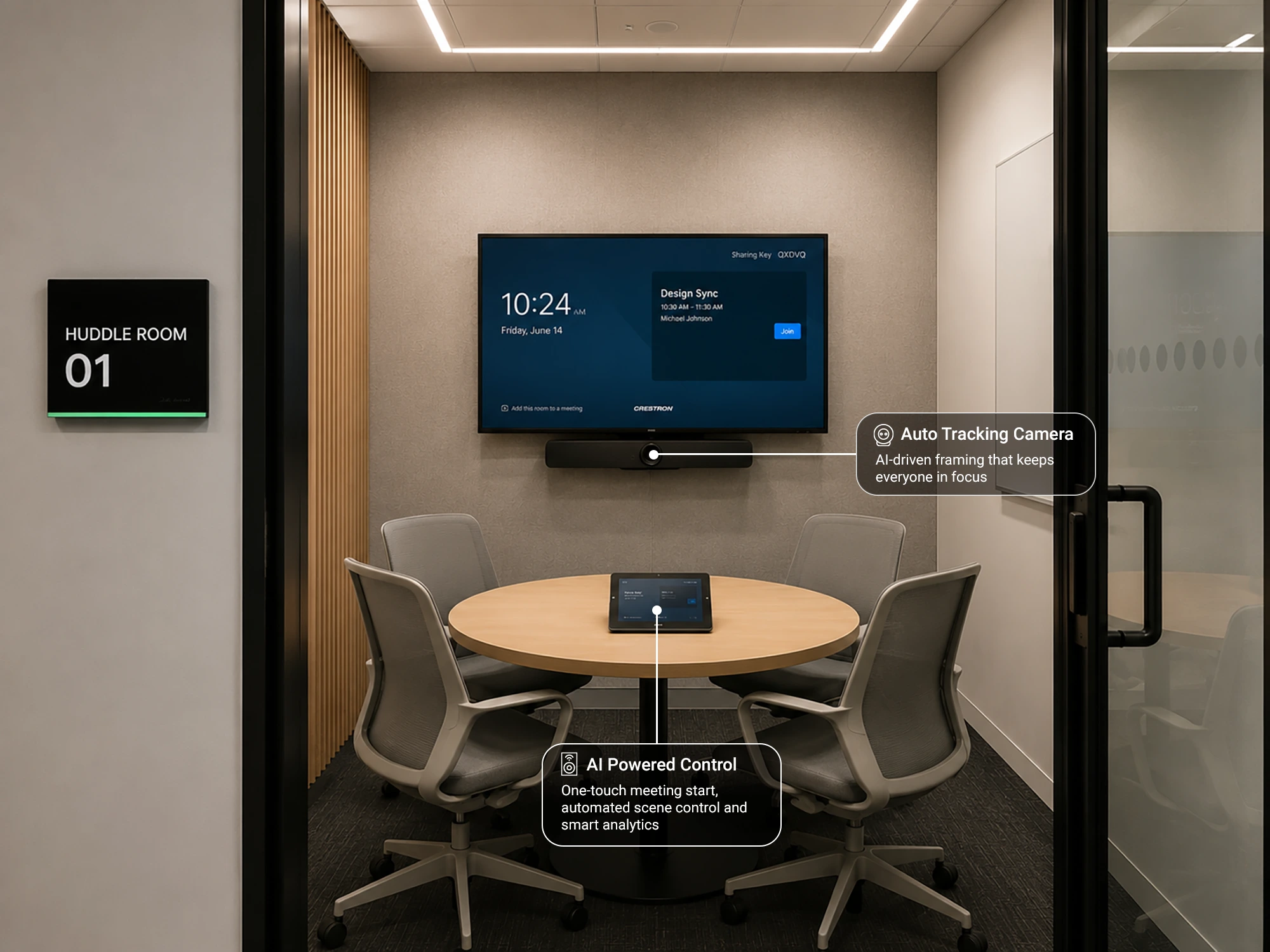 AI huddle room
