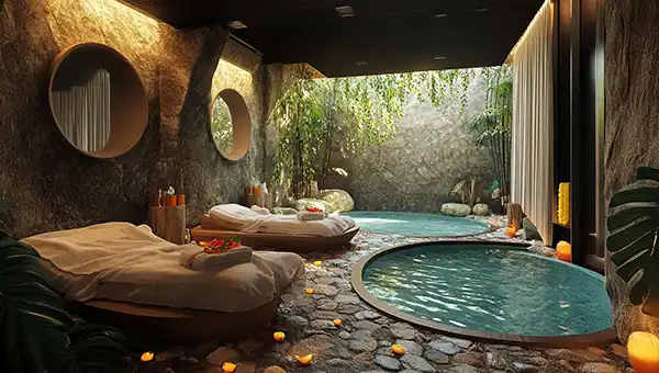Spa Pool Outdoor Areas