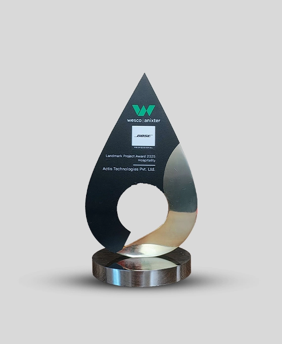 Actis awarded the Landmark Project Award 2025 for hospitality by Bose - Wesco Anixter